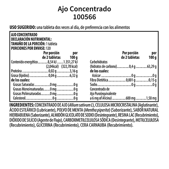 Ajo Concentrado