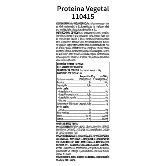  Proteína Vegetal